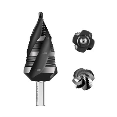 SALI স্টেপ ড্রিল বিট রঙিন 1/4"-3/4"
